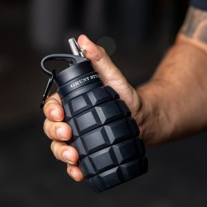 Grunt Style Black Hydro Blast: Collapsible Bottle