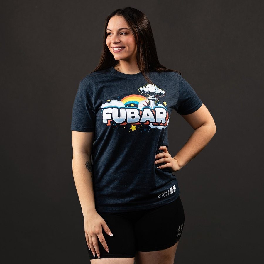 Women's FUBAR Boyfriend Fit T-Shirt - Midnight Navy - Image 3