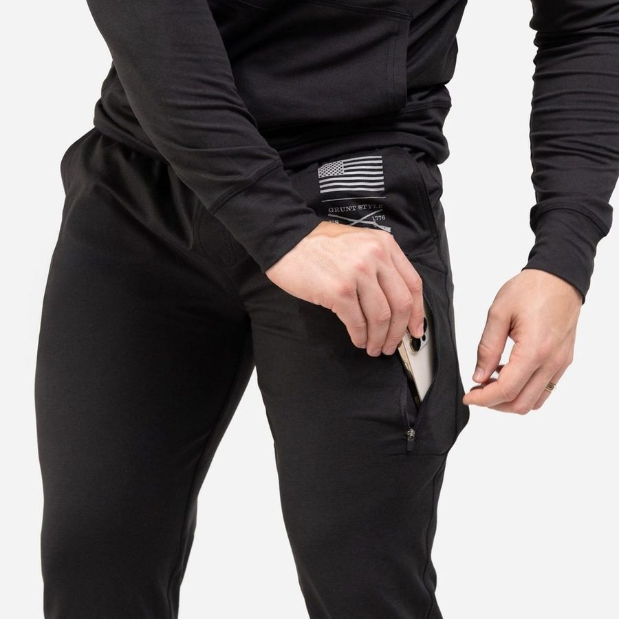 Men's All-Day Jogger - Heather Black - Image 5