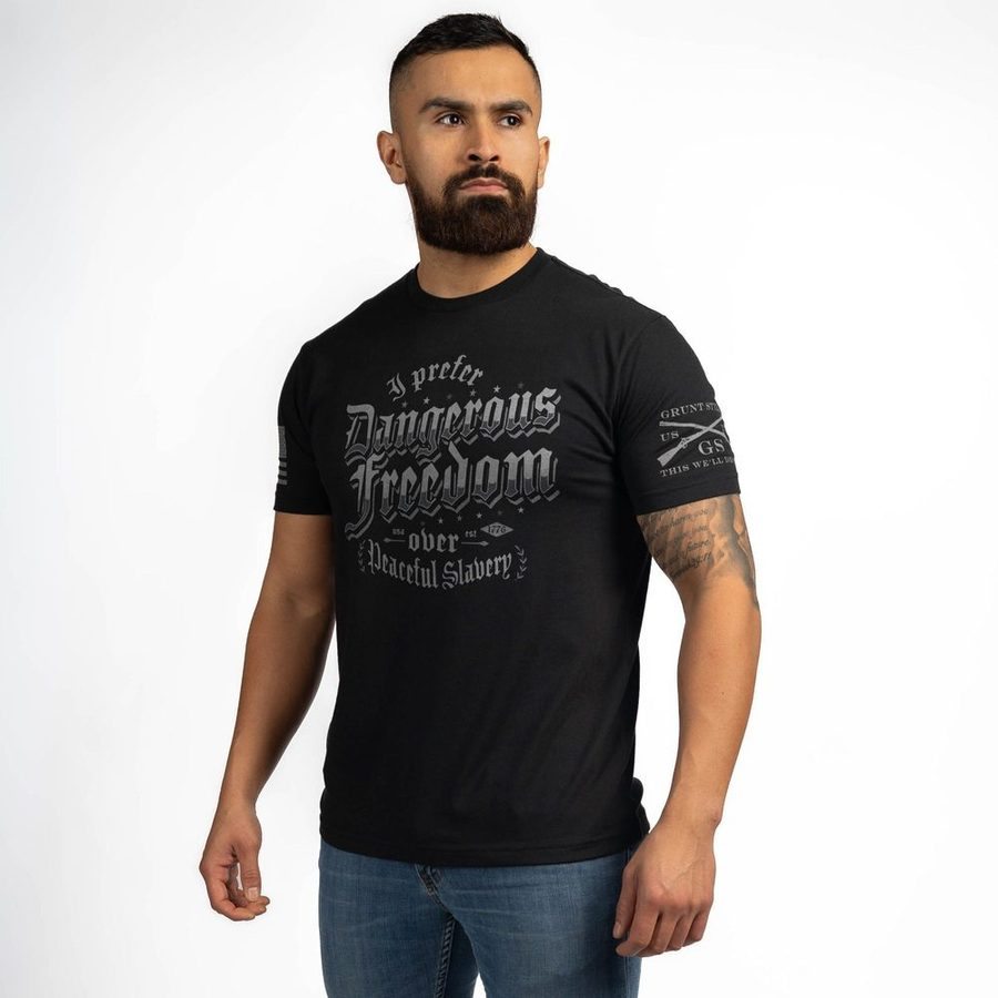 Dangerous Freedom T-Shirt - Black - Image 6