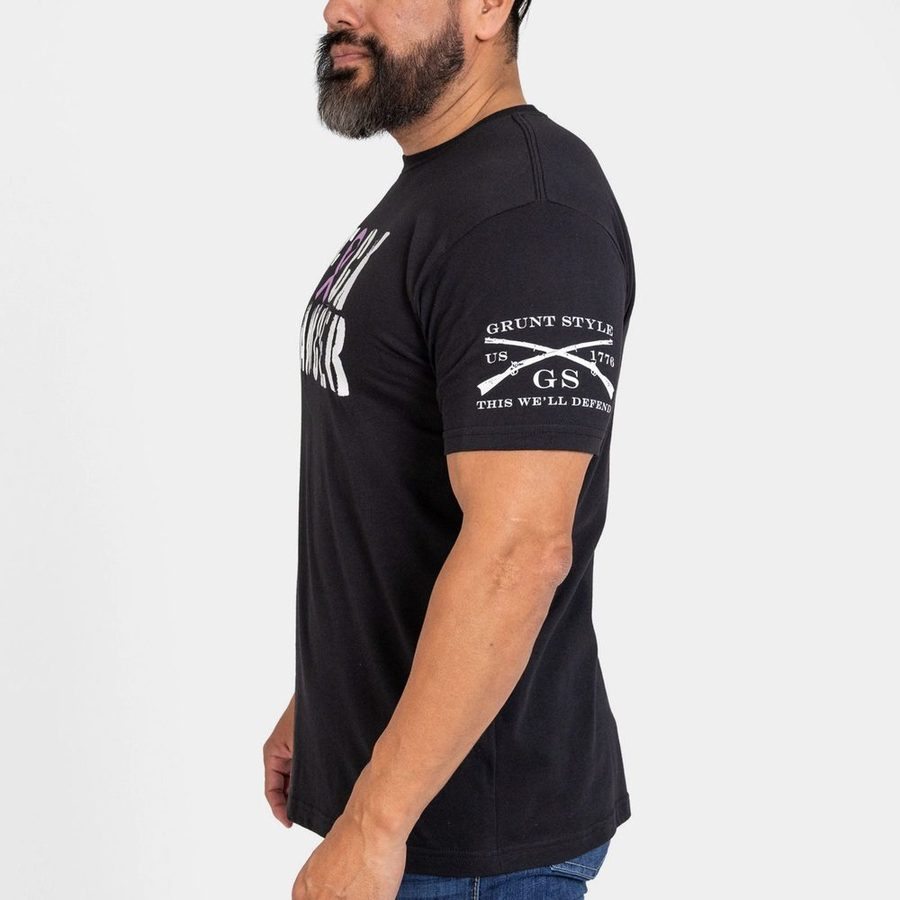 F*ck All Cancer T-Shirt - Black - Image 7