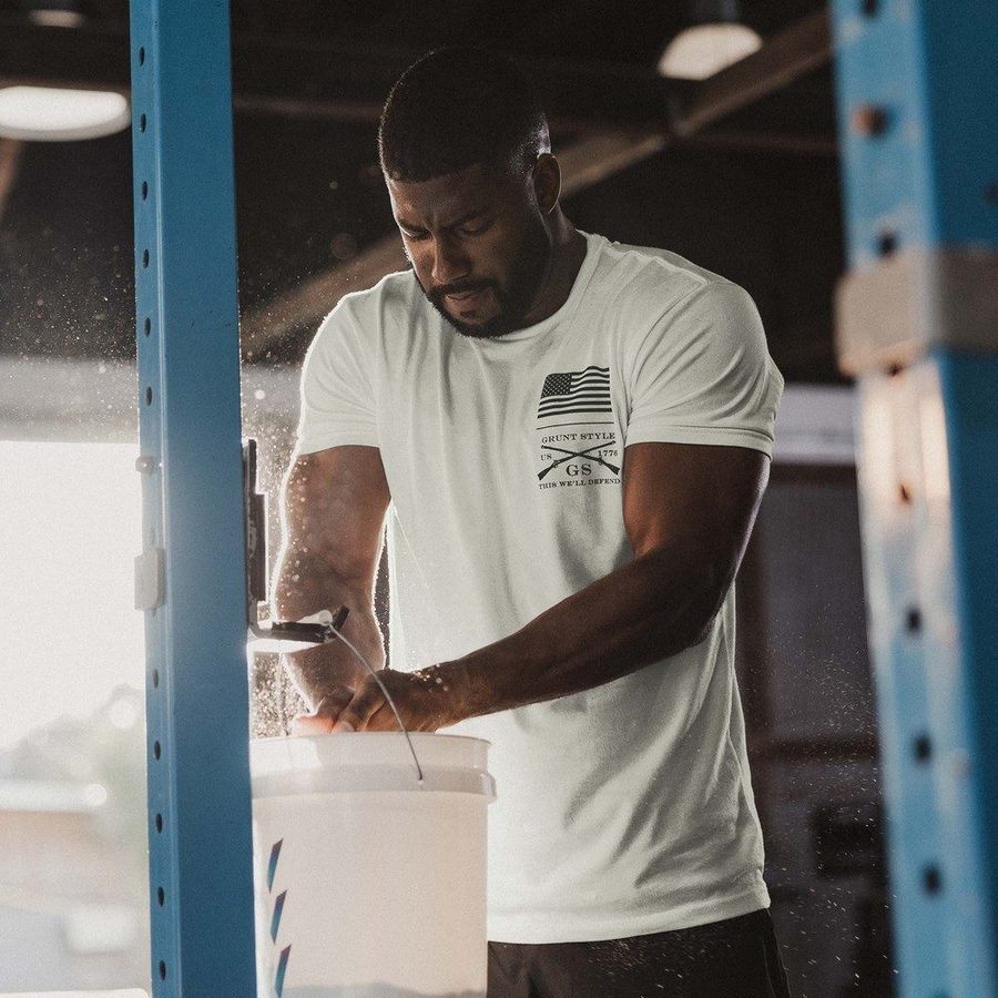 Strength Through Suffering T-Shirt - Sand - Image 3
