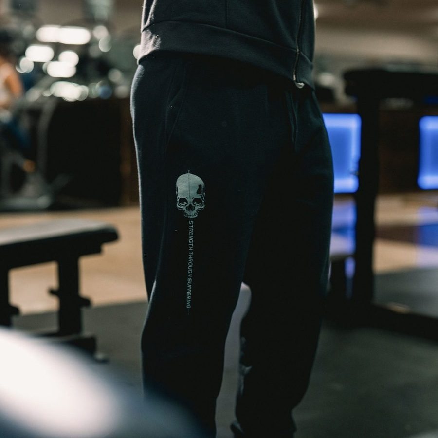 Strength Through Suffering Sweat Pant - Black - Image 3