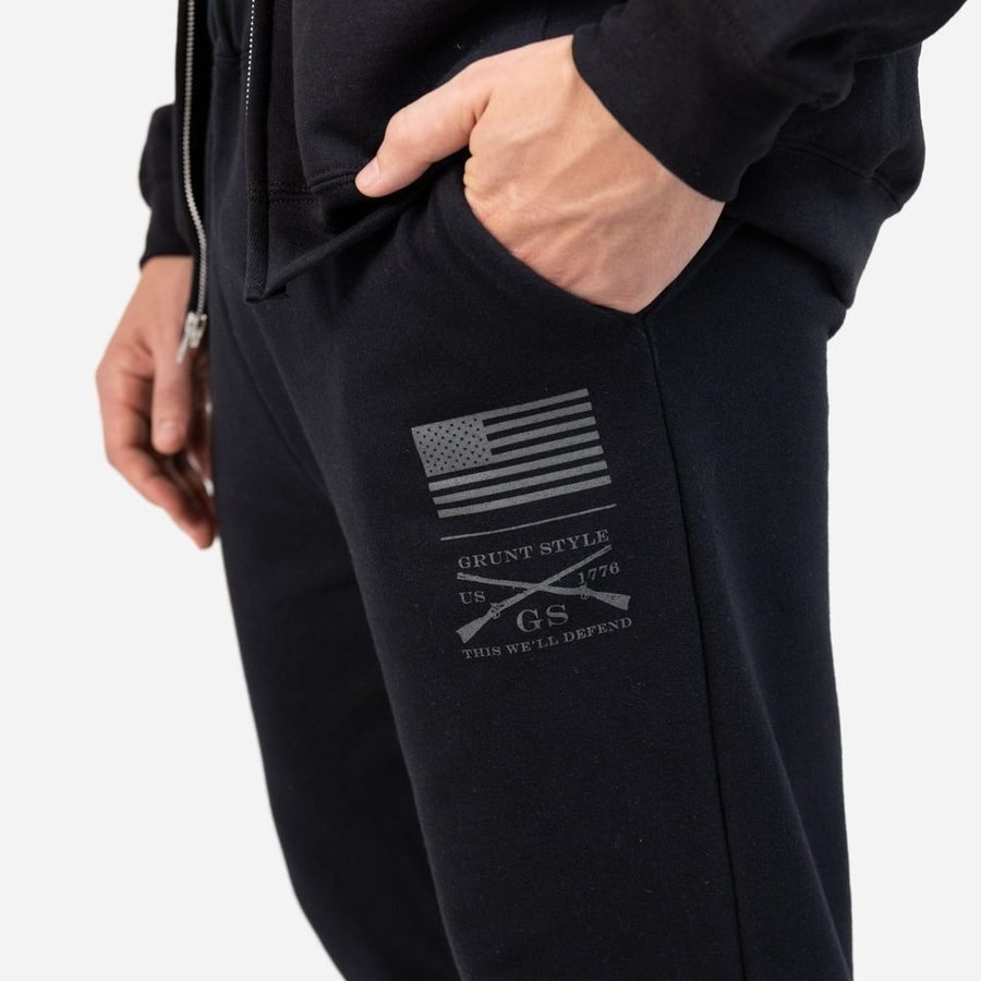 Strength Through Suffering Sweat Pant - Black - Image 7