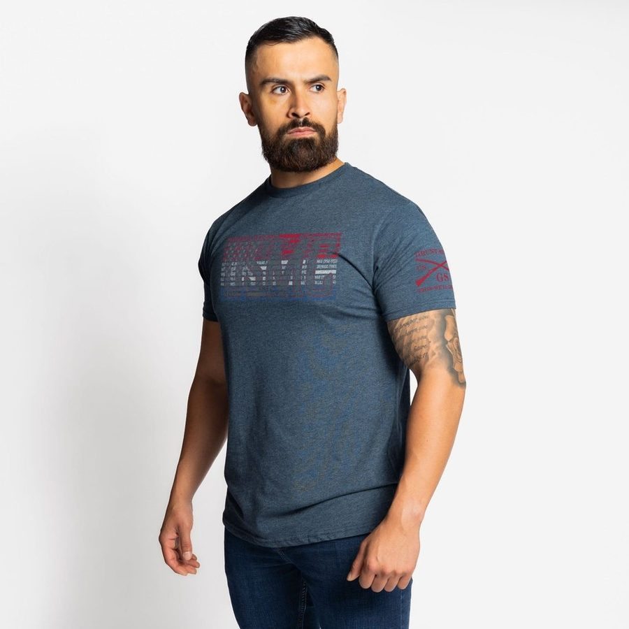 USMC - Through The Ages T-Shirt - Navy - Image 9