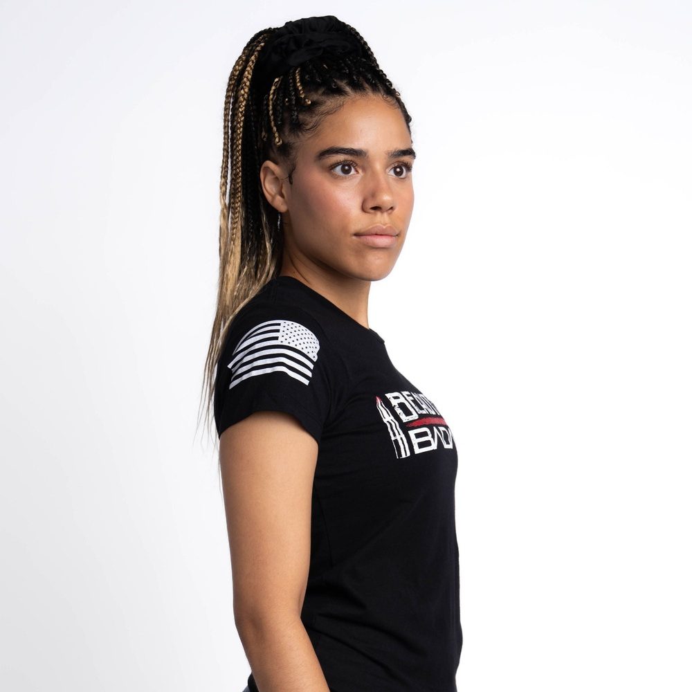 Women's Beautiful Badass T-Shirt - Black - Image 9
