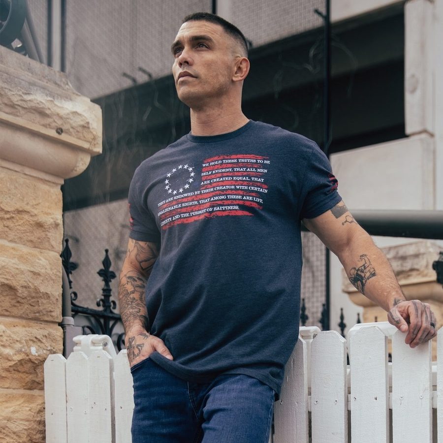 Declaration T-Shirt - Midnight Navy - Image 4