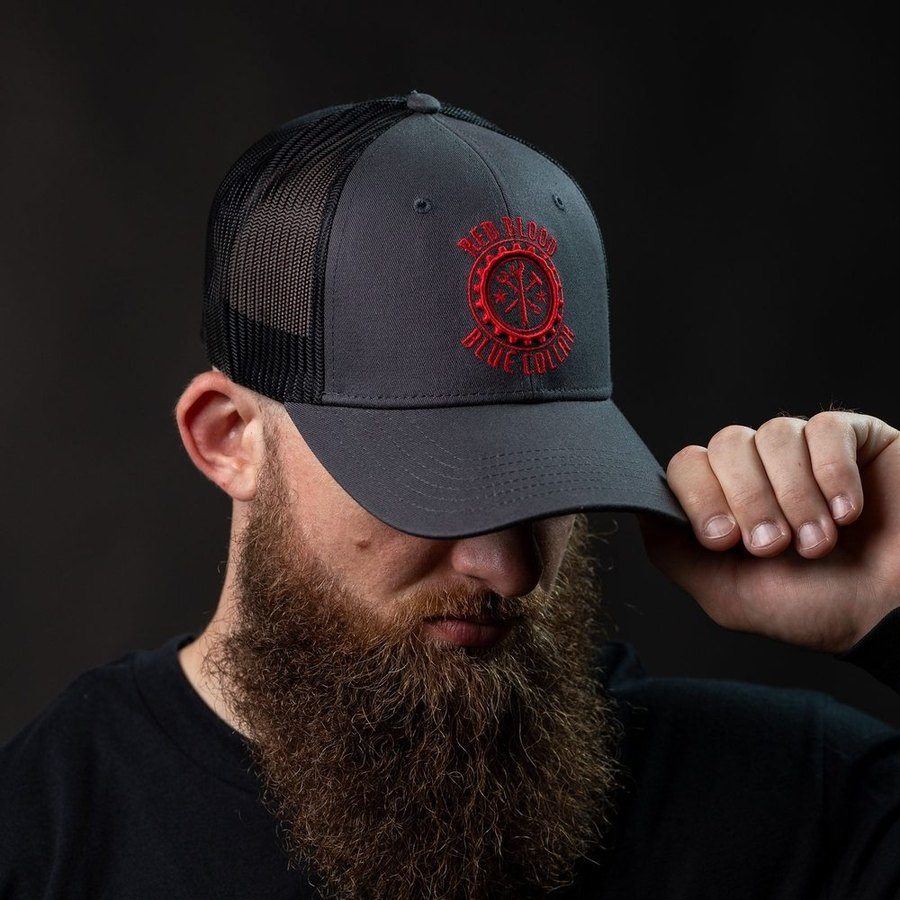 Red Blood Blue Collar® Hat - Image 5