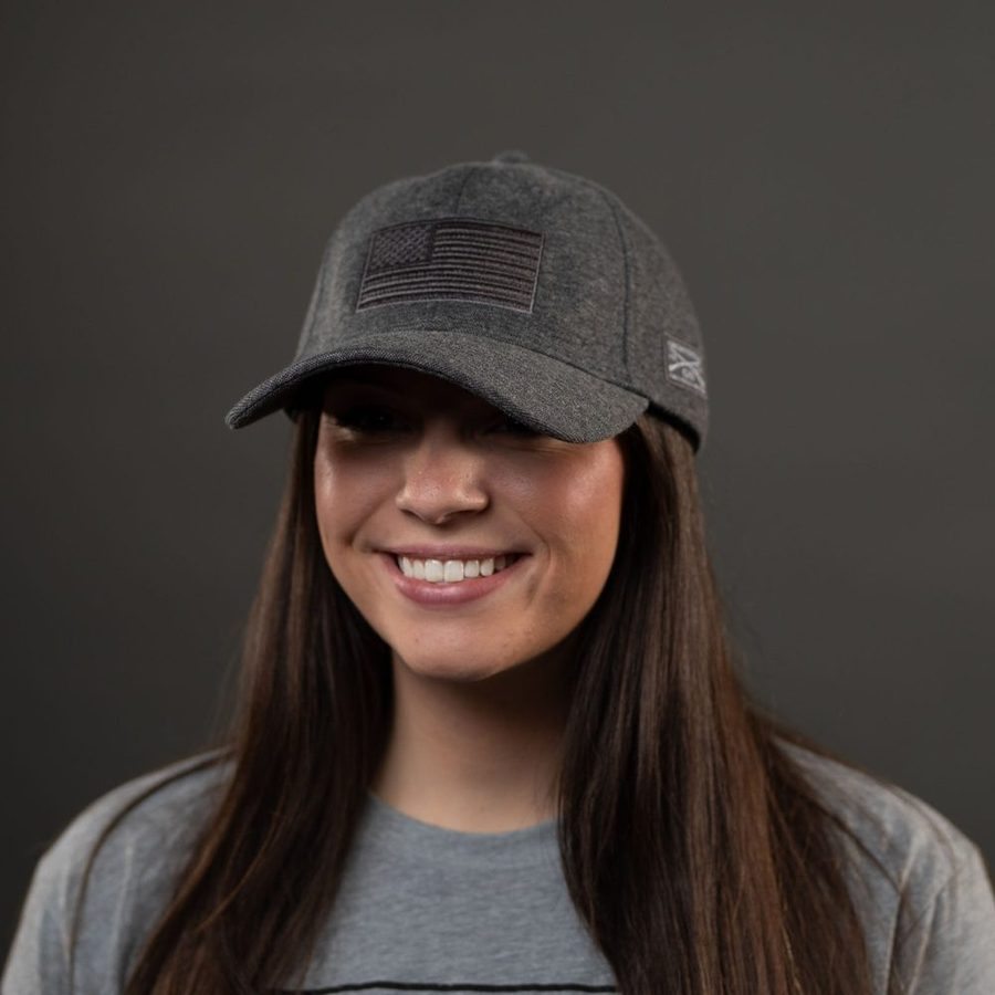 Blackout Flag Stretch Fit Hat - Gray - Image 5