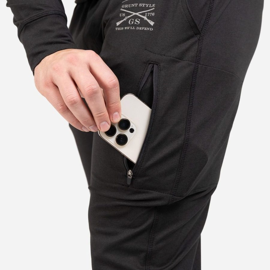 Men's All-Day Jogger - Heather Black - Image 7