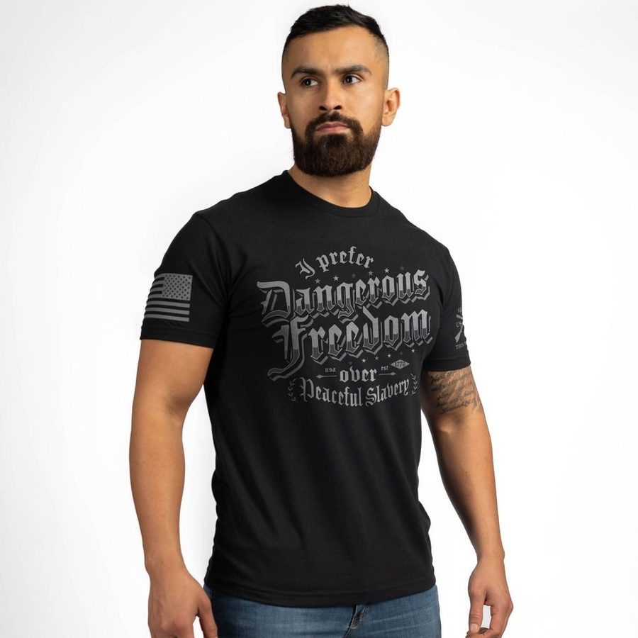 Dangerous Freedom T-Shirt - Black - Image 7