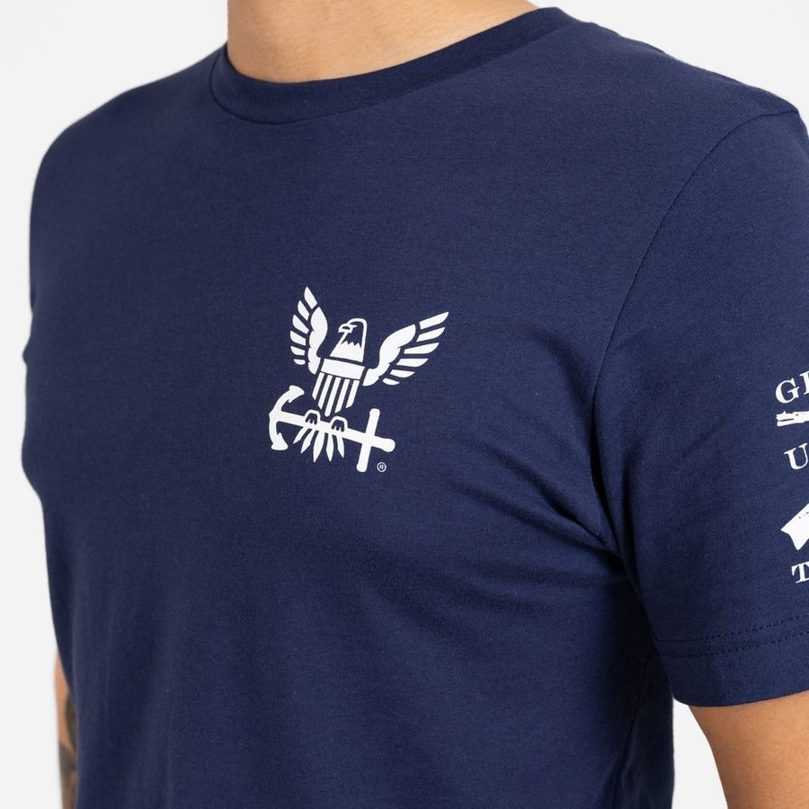 USN - Skilled Sailor T-Shirt - Navy - Image 7