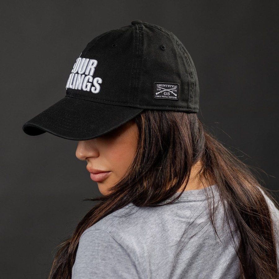 F*ck Your Feelings Dad Hat - Black - Image 7