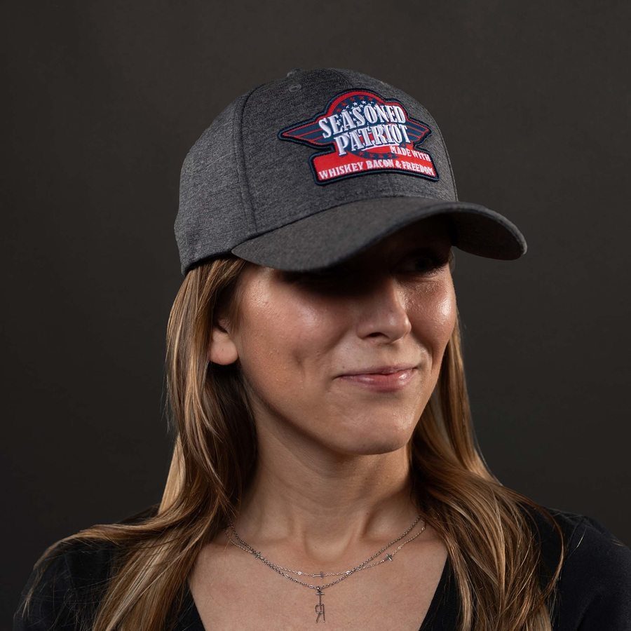 Seasoned Patriot Stretch Fit Hat - Gray - Image 5