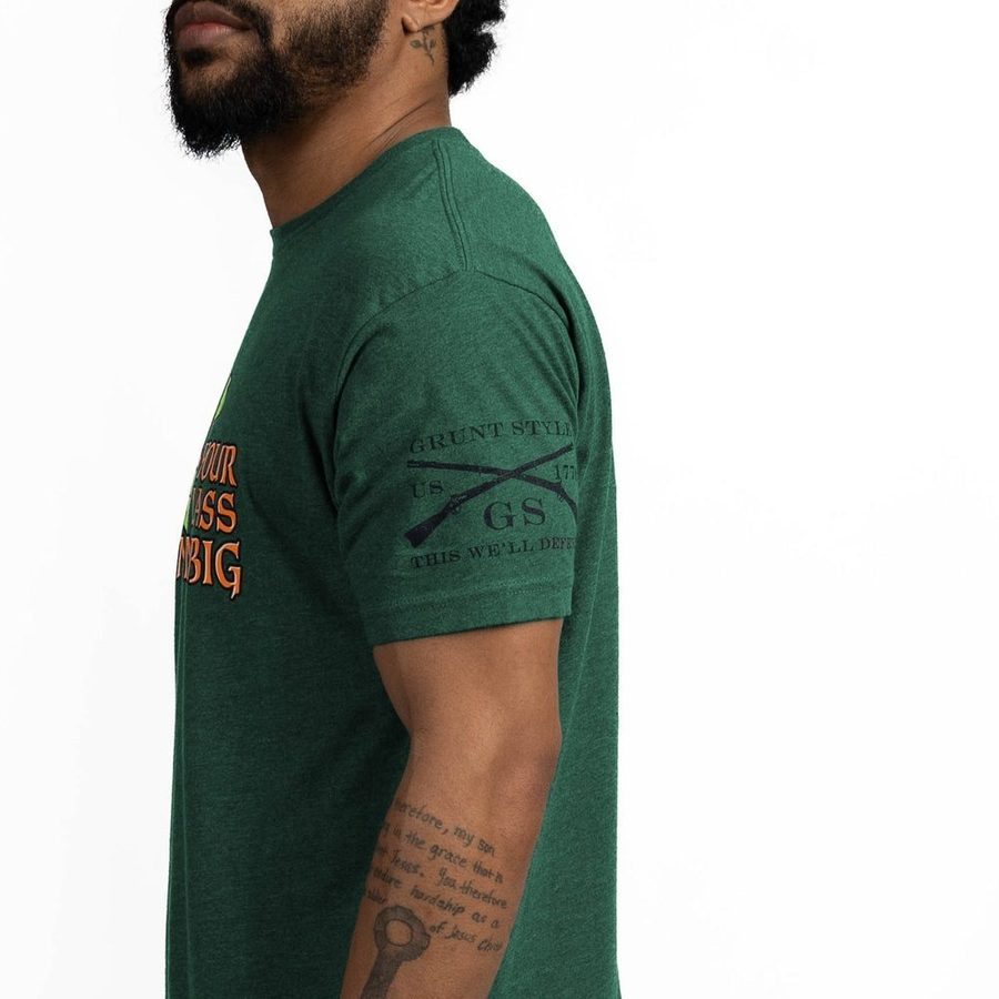 I'm Big T-Shirt - Heather Forest Green - Image 10