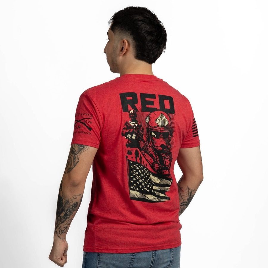 Mission RED T-Shirt - Red - Image 8
