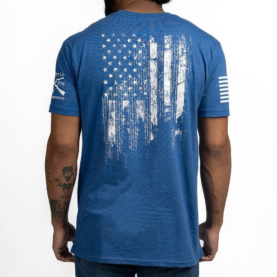 1776 Flag T-Shirt - Royal - Image 9