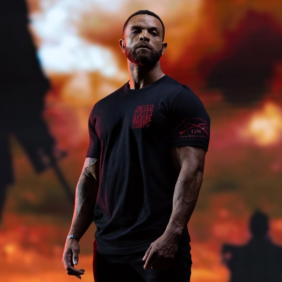 USMC - Brotherhood T-Shirt - Black - Image 2