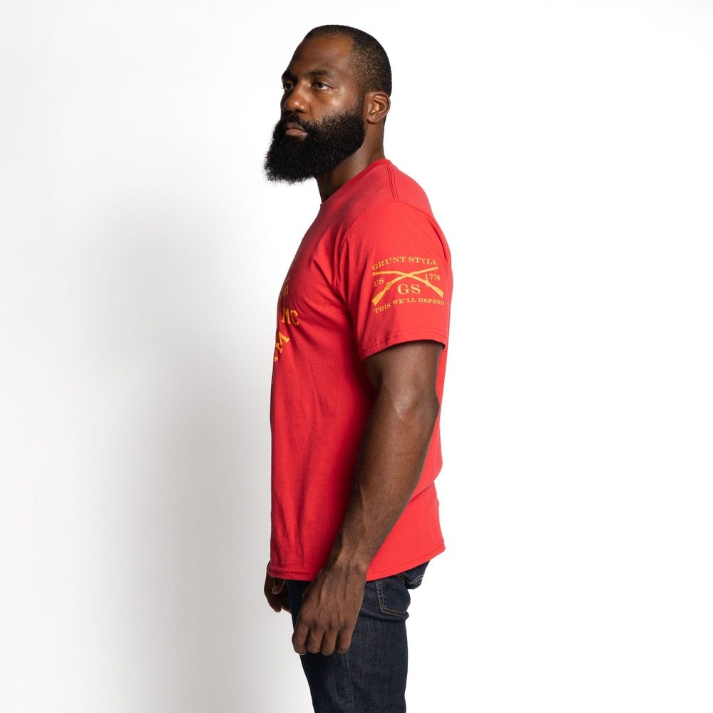 USMC - Toward Victory T-Shirt - Red - Image 6