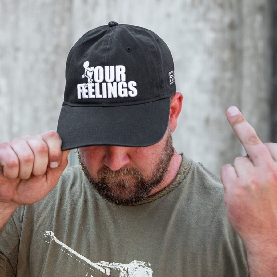 F*ck Your Feelings Dad Hat - Black - Image 6