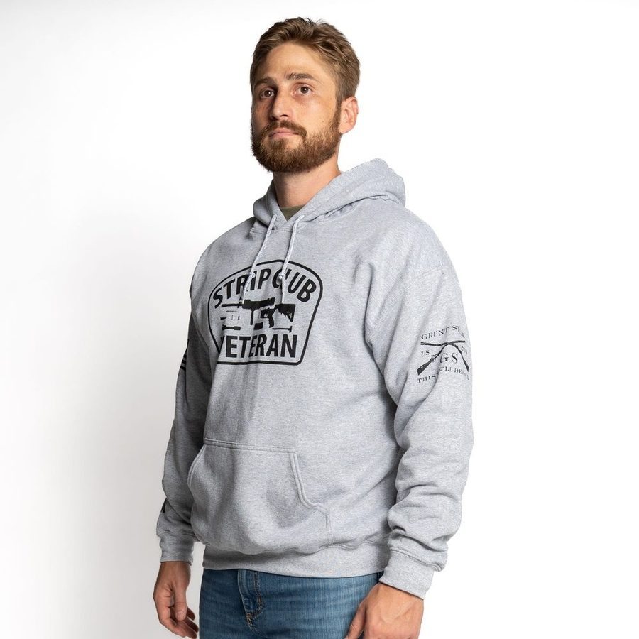 Strip Club Veteran Hoodie - Sport Gray - Image 8