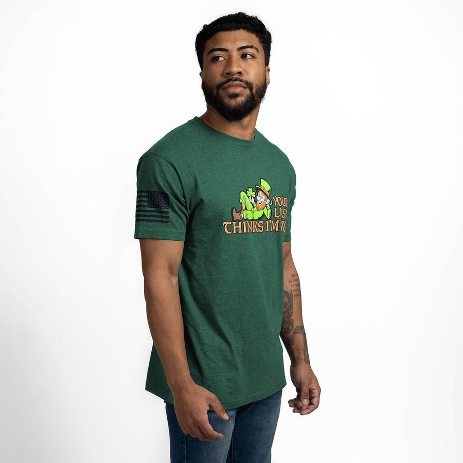 I'm Big T-Shirt - Heather Forest Green - Image 9