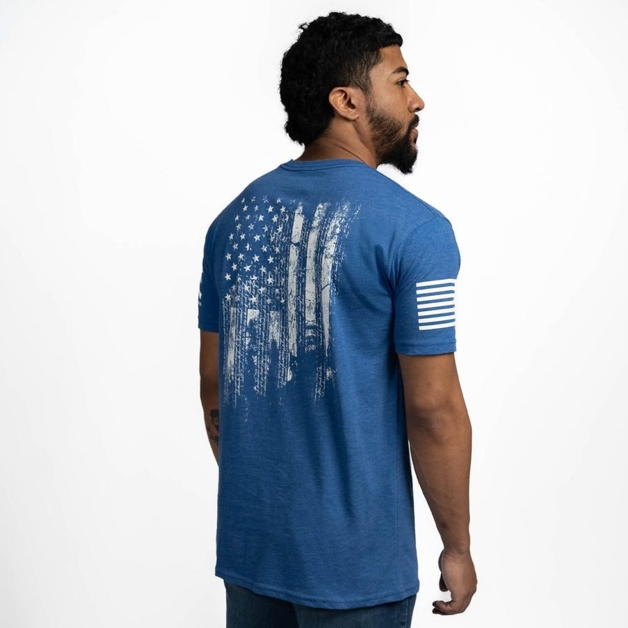 1776 Flag T-Shirt - Royal - Image 13