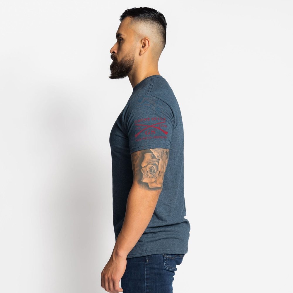 USMC - Through The Ages T-Shirt - Navy - Image 8