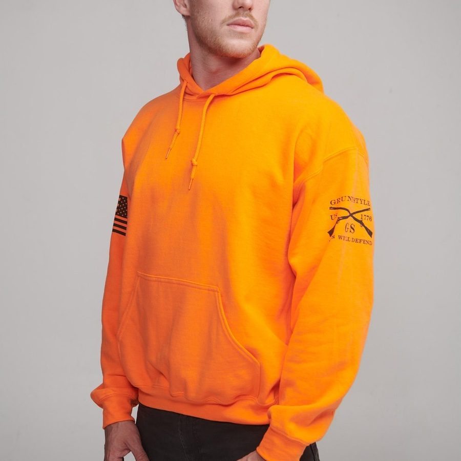 Basic Hoodie Safety Orange 2 Pack - Image 5