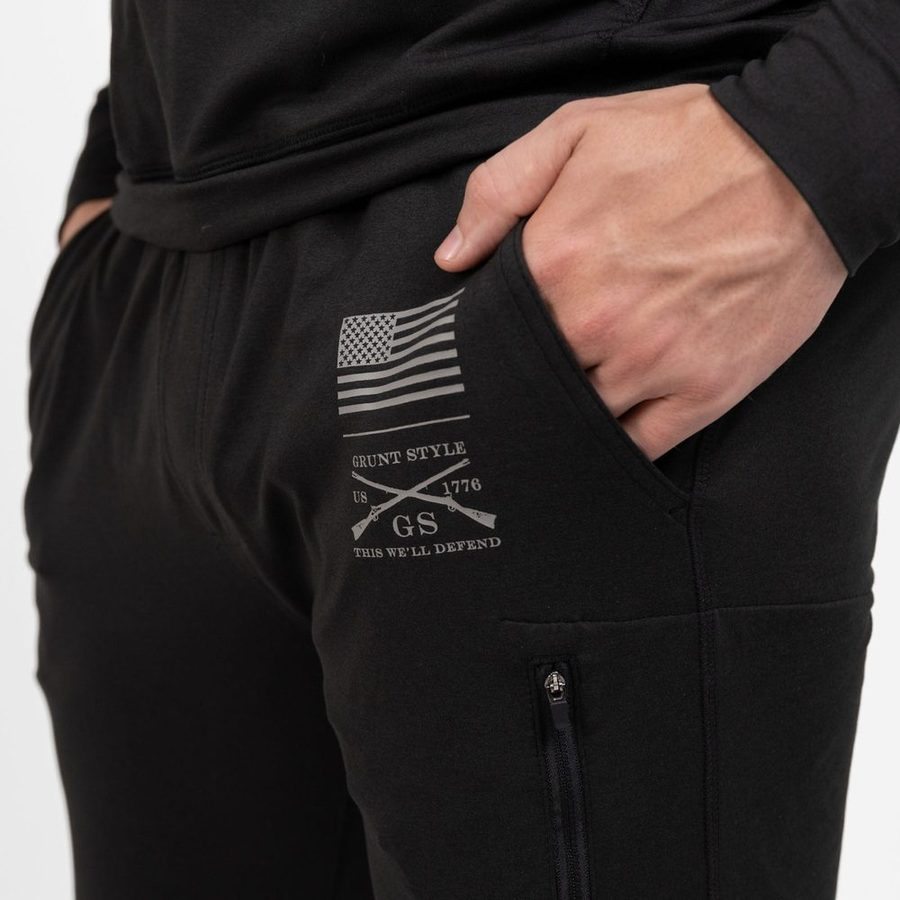 Men's All-Day Jogger - Heather Black - Image 8