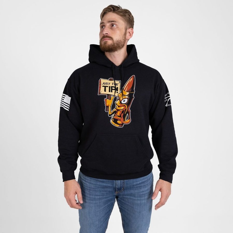 Just The Tip Hoodie - Black - Image 6