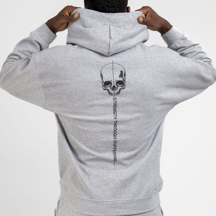 Strength Through Suffering Hoodie - Sport Gray - Image 5