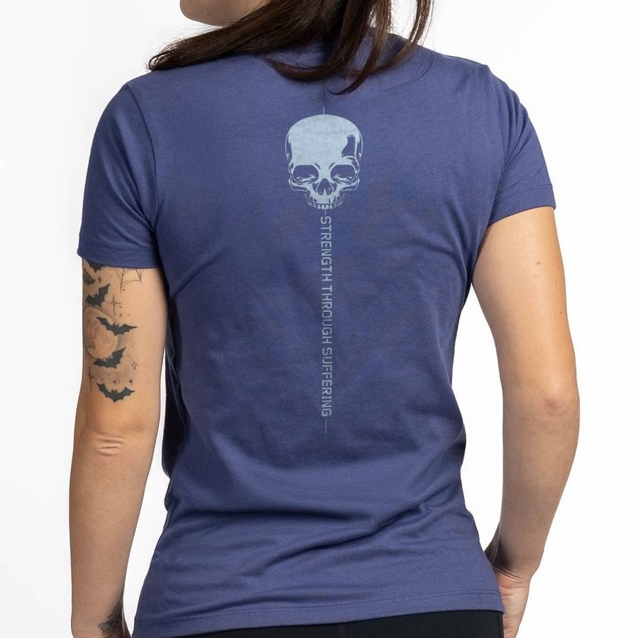Women's Strength Through Suffering Slim Fit T-Shirt - Future Dusk - Image 5