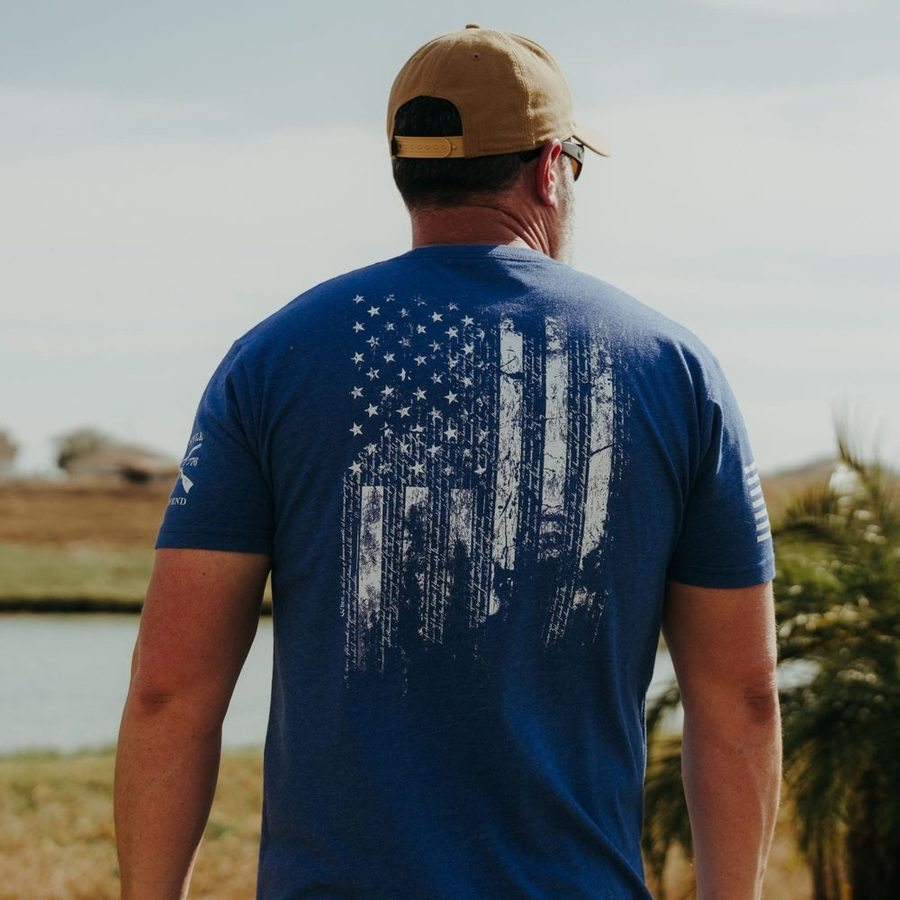 1776 Flag T-Shirt - Royal - Image 3