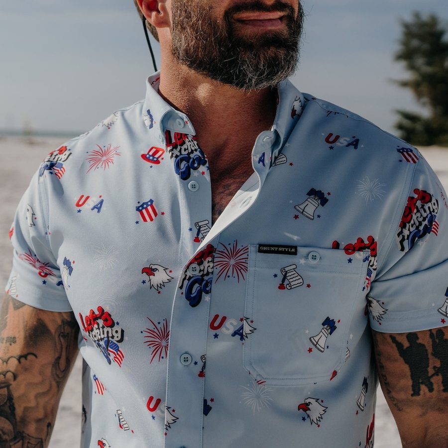 Men's Commander Button Down - LFG - Image 2