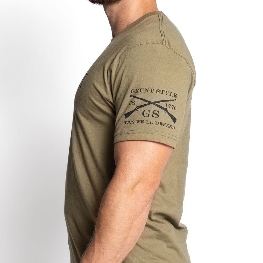Grumpy Old Vet T-Shirt - Military Green - Image 7
