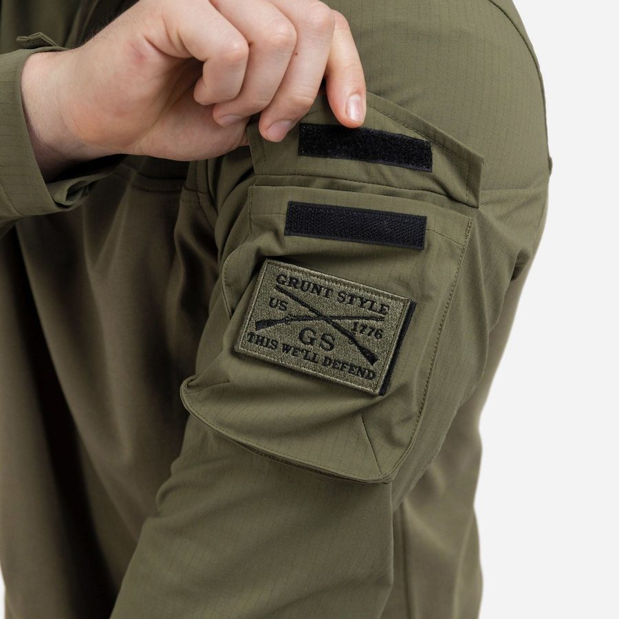 Men's Operator Shirt - Military Green - Image 4