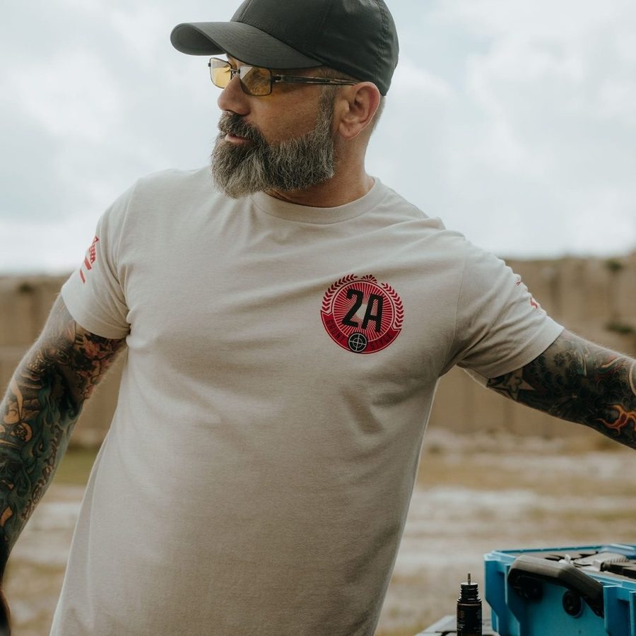 Live Armed T-Shirt - Sand - Image 5