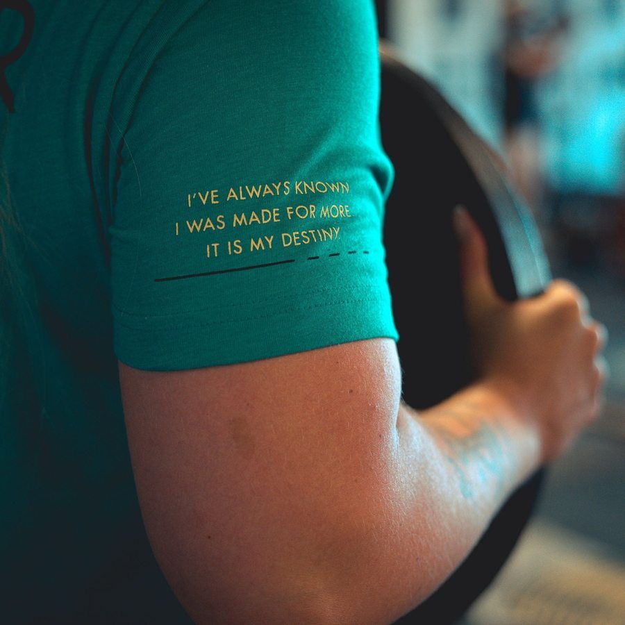Women's Made For Power Boyfriend Fit T-Shirt - Heather Aqua - Image 5