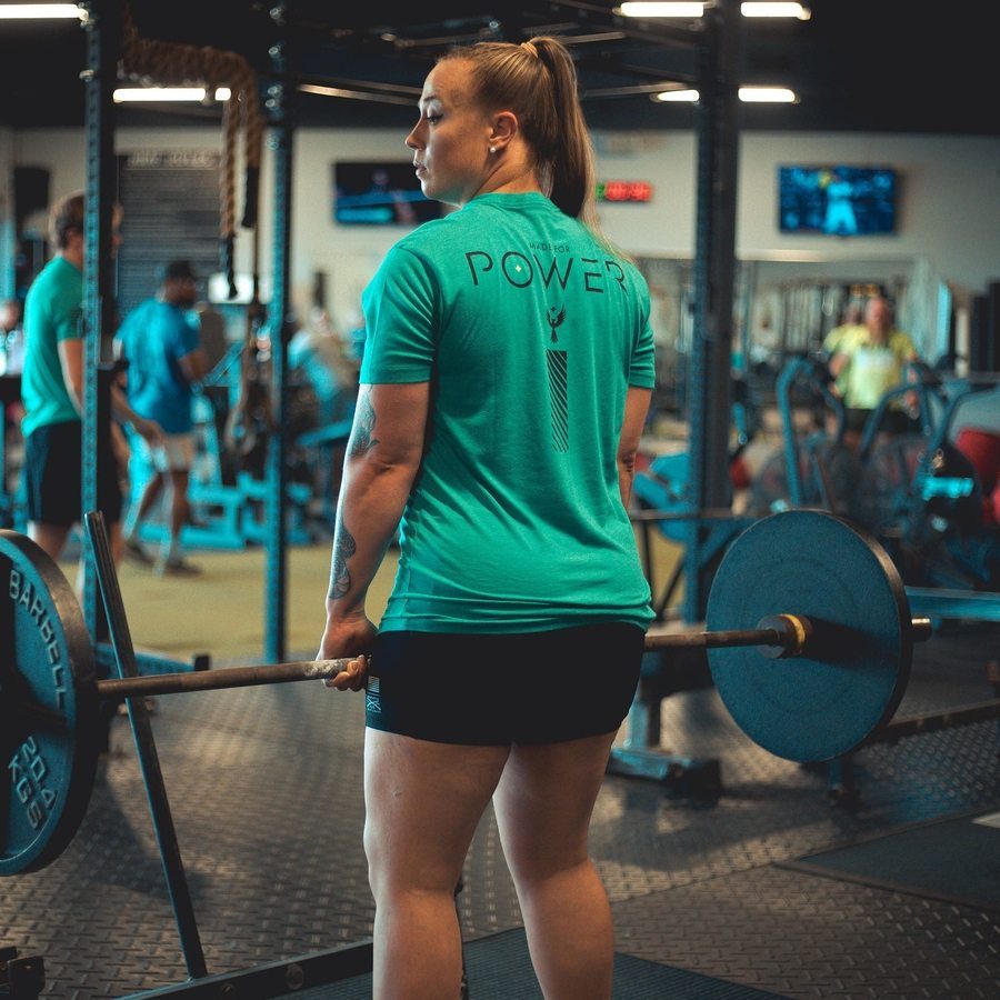 Women's Made For Power Boyfriend Fit T-Shirt - Heather Aqua - Image 4