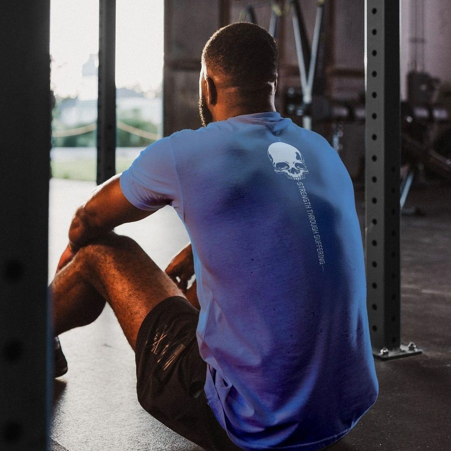 Strength Through Suffering T-Shirt - Future Dusk - Image 2