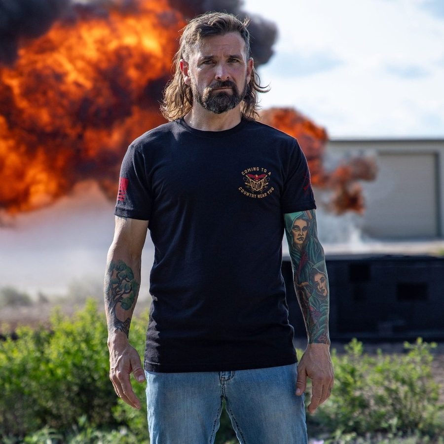 Department Of War T-Shirt - Black - Image 2