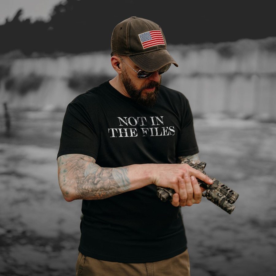 Not In The Files T-Shirt - Black - Image 2
