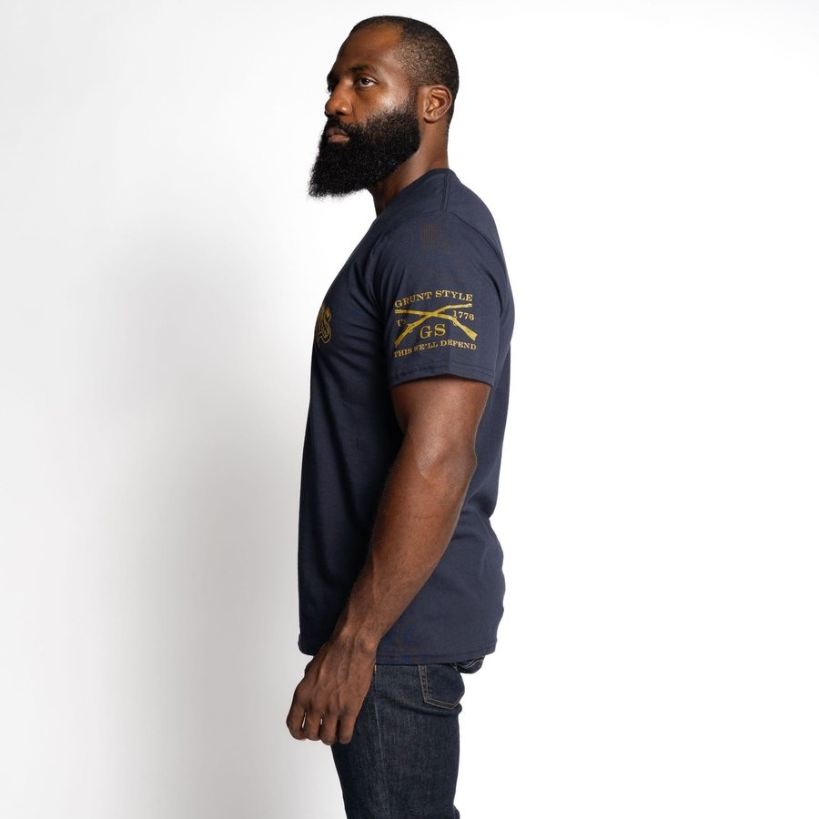 USMC - The Few. The Proud T-Shirt - Navy - Image 7