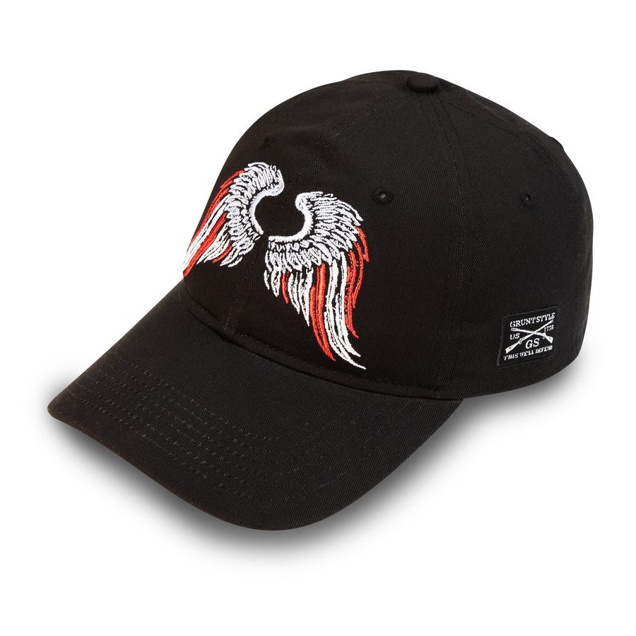Freedom Angel Dad Hat - Black - Image 8