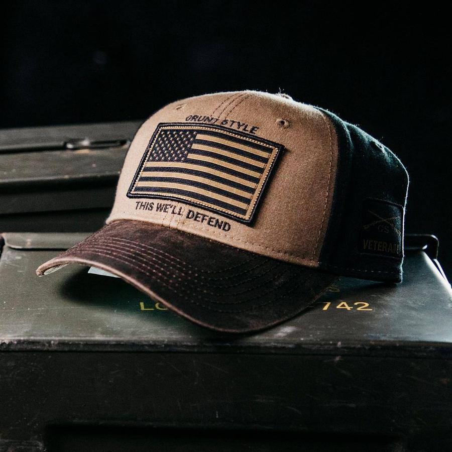 Veteran Flag Hat - Image 4