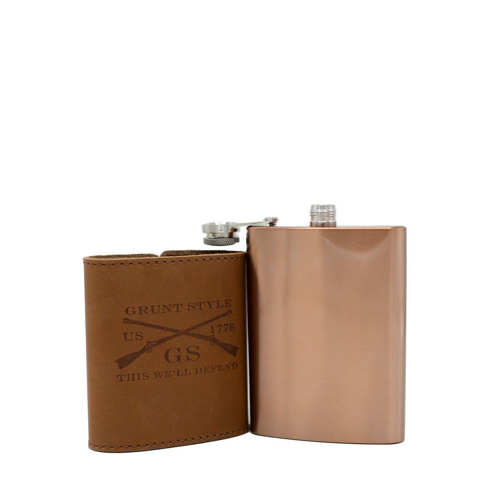 Leather Wrapped Flask - Image 5