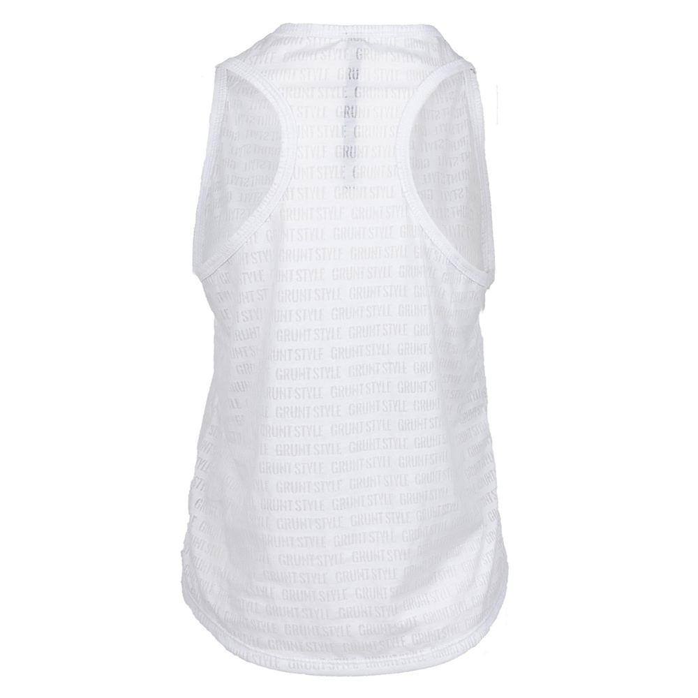 Women's Burn Out Tank - White - Image 4