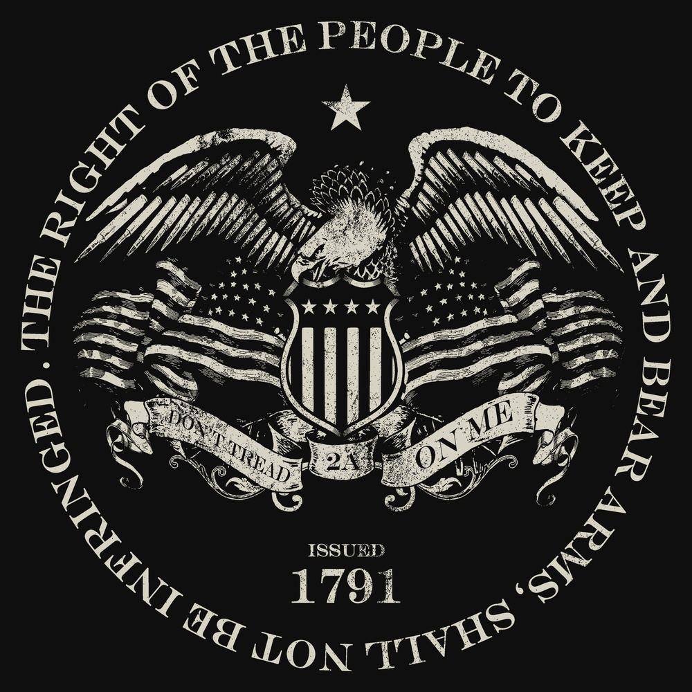 2A Rights T-Shirt - Black - Image 5