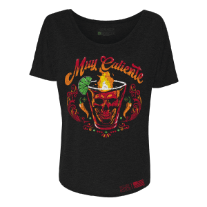 Women's Muy Caliente Slouchy T-Shirt - Black